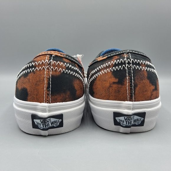 New Vans Authentic Tartan Daze Black Acid Dye Spikes Studs Punk Women's Size 8.5 - Picture 6 of 9